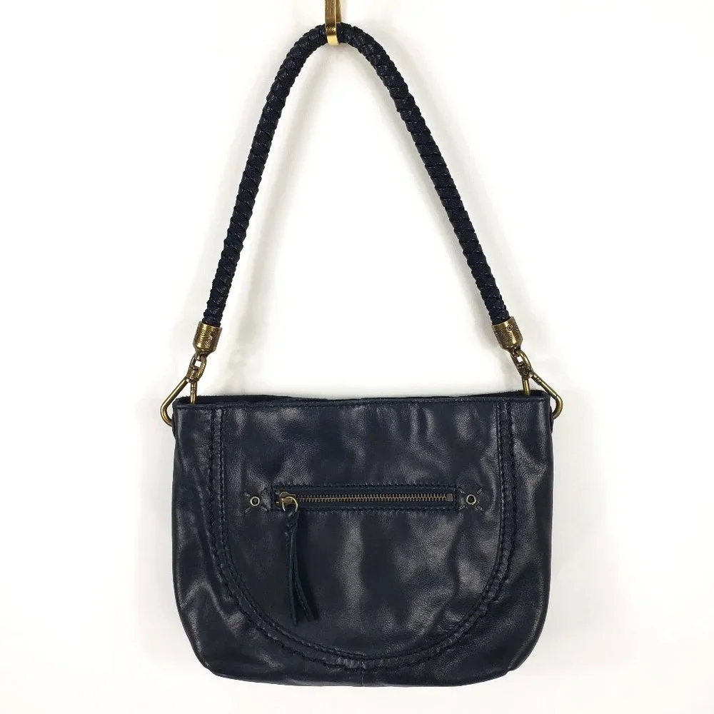 The SAK Indio Demi Shoulder Bag Black Leather - Picture 2 of 4